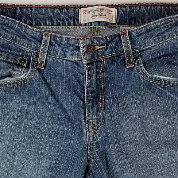 Levi Strauss Women's Stretch Low Rise Bootcut 10 - Picture 1 of 8